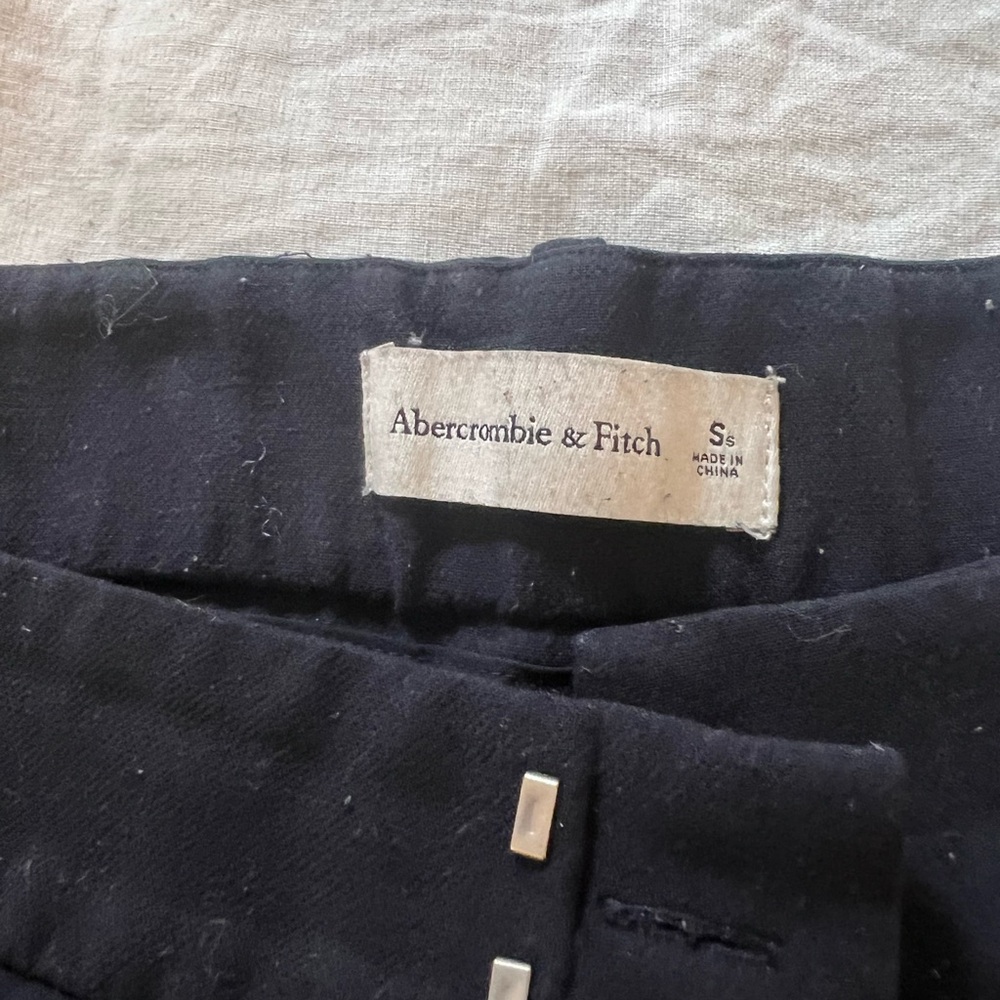 Abercrombie & Fitch Dark Navy Trousers